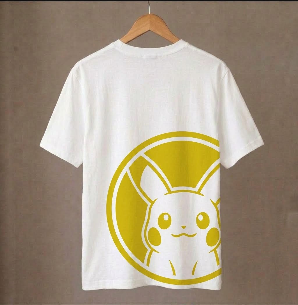 Pikachu Stamped T-shirt