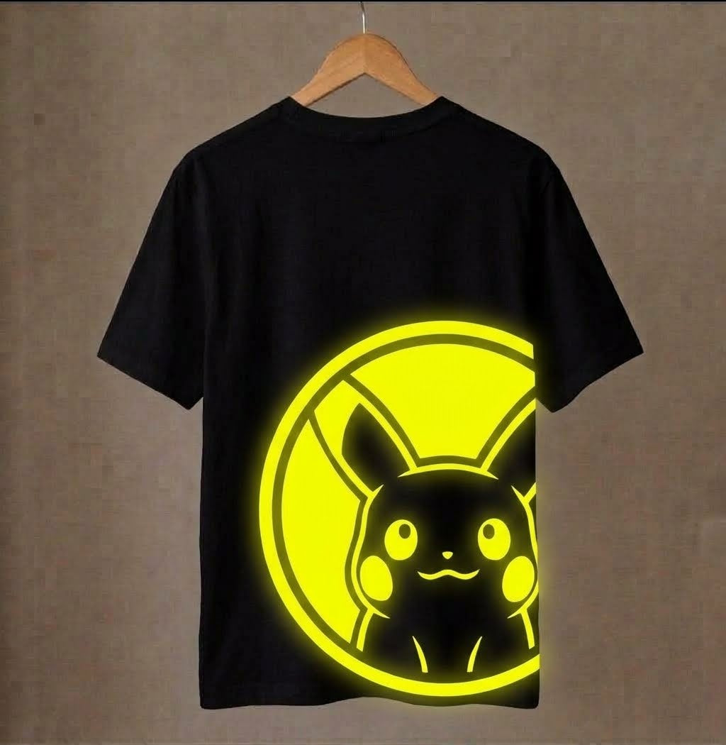 Pikachu Stamped T-shirt