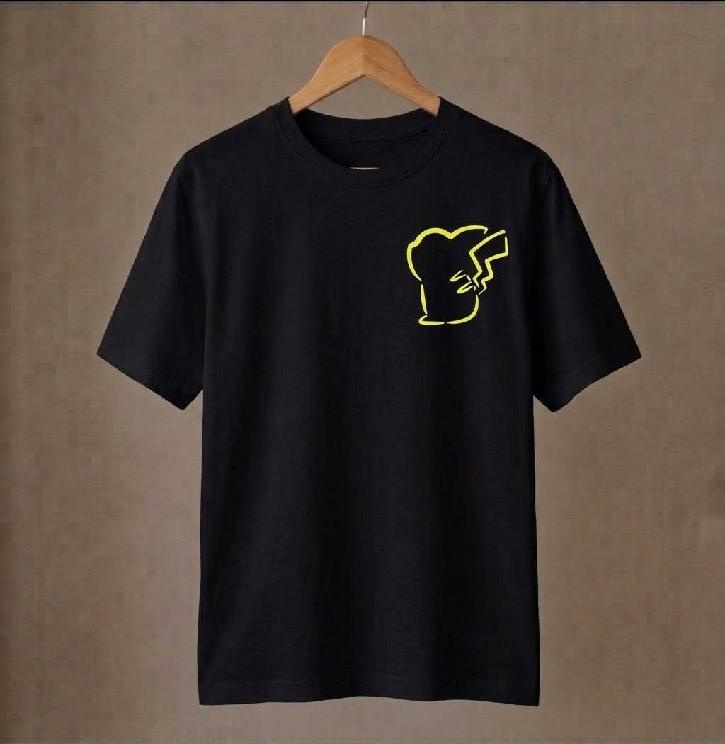 Pikachu Stamped T-shirt