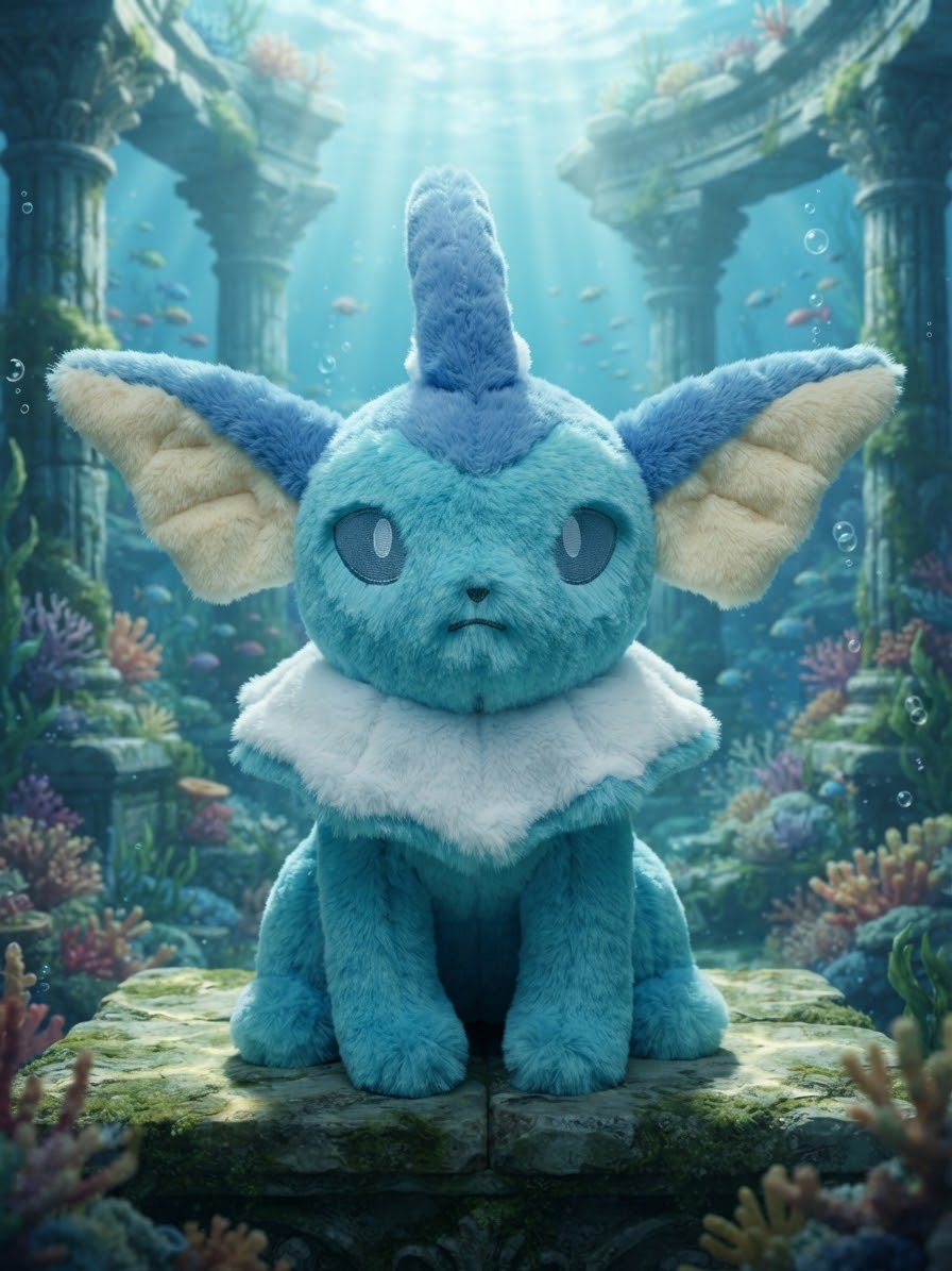 Vaporeon Plushie 💙🌊